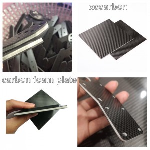 New light weight Carbon fiber foam plate sandwich plates