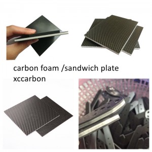 Light weight Carbon fiber foam sandwich plates