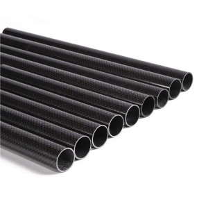 Carbon round tubes 3k Plain glossy OD 6-200mm length 1500mm