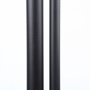 Tubos de fibra de carbono de 19 mm de diámetro exterior x 16 mm de diámetro interior x 200 mm de lonxitude para uso en tubos de riel de cámara