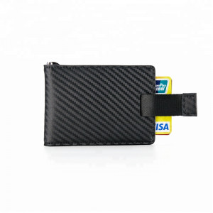 2018 Newest Slim Wallet Credit Card Holder Magnet Money Clip Wallet Carbon Fiber