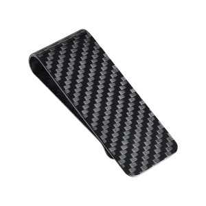 Hot sale 3k twill weave matte surface carbon card holder