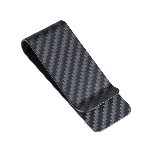 Fast delivery Custom Carbon Fiber Keychain - Carbon Fiber Money Clip-Twill Matte – XieChuang detail pictures