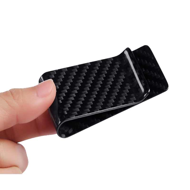 ODM Manufacturer Aluminum Honeycomb - Carbon Fiber Money Clip-Twill Glossy – XieChuang detail pictures