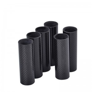 Factory Supply High Quality 3k Carbon Sheet Plate - Plain Glossy Carbon Fiber Tubes – XieChuang
