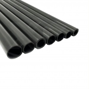 Pulsated carbon fiber tube