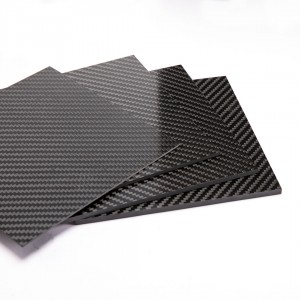 high quality glossy carbon fiber laminate sheet plate 100% carbon