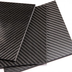Twill matte carbon fiber sheet