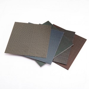 Colorful carbon fiber plates