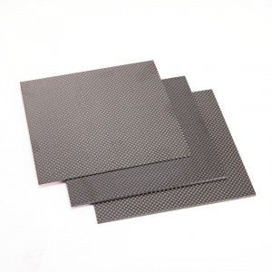 3K Plain matte carbon fibre sheets 0.2-20mm
