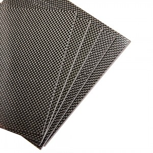 Twill matte carbon fiber sheet