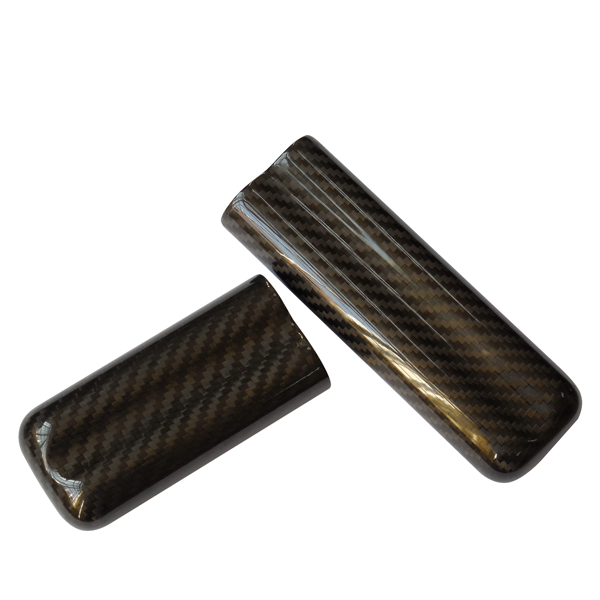 Reasonable price Rfid Wallet Carbon Fiber - Carbon Fiber Cigar Case For 2 Tubes – XieChuang detail pictures