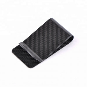 High Quality Real Carbon fiber Money Clip From China manufacturer