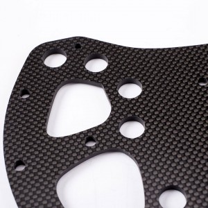 Carbon fiber plates cnc cut for sime racing