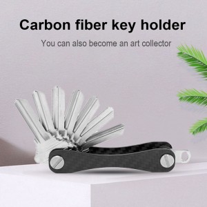XC customize carbon fiber key storage buckle