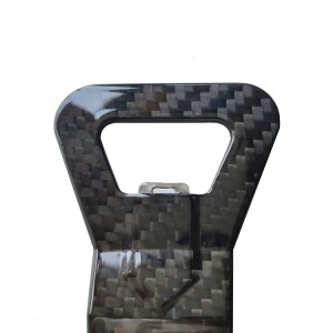 Premium quality carbon fiber bottle opener