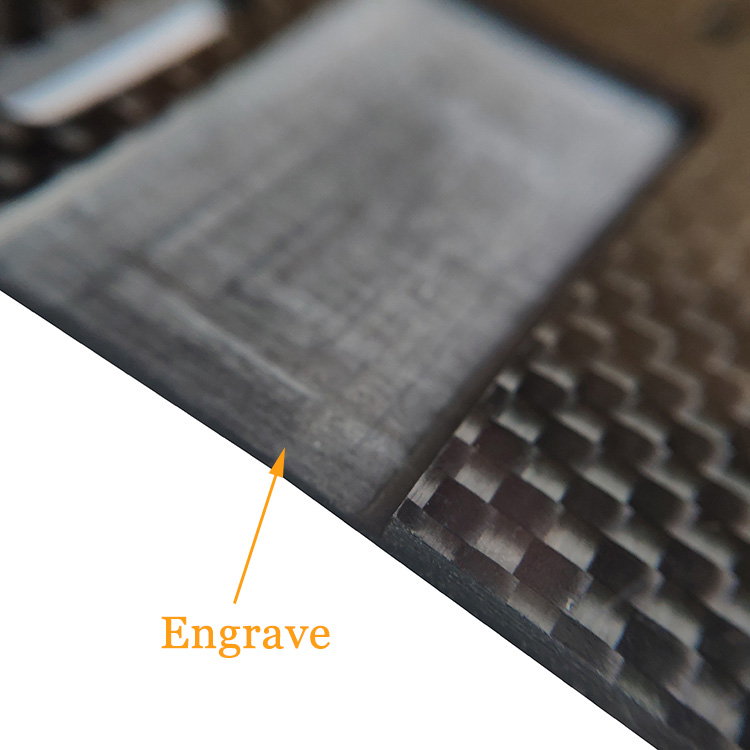 Laser engrave carbon fiber sheet China Dongguan Xiechuang