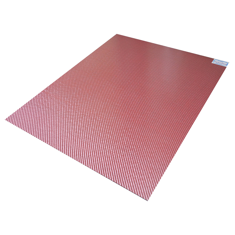 Personlized Products Carbon Square Tube - Red Carbon Fiber Sheets – XieChuang