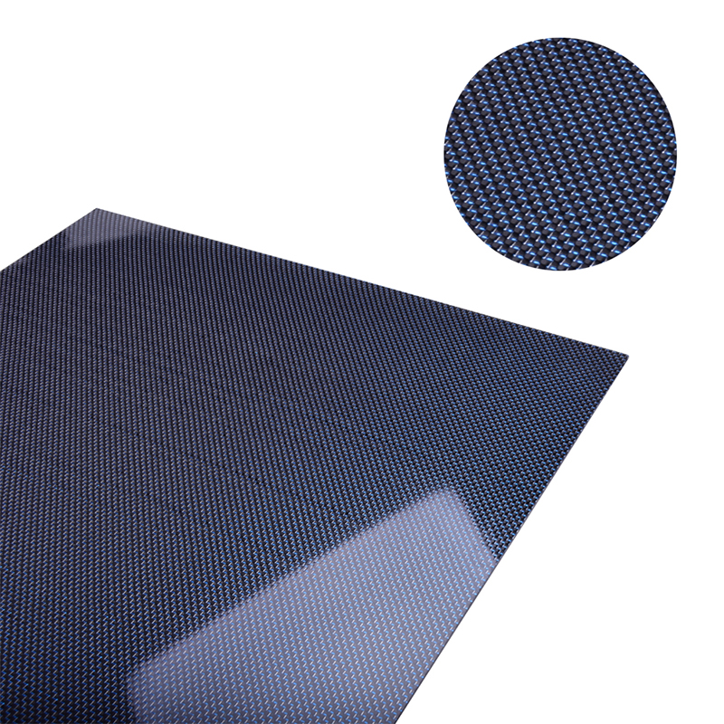 Reliable Supplier Upvc Material Roof - Carbon Fiber Plate With Blue Silk – XieChuang