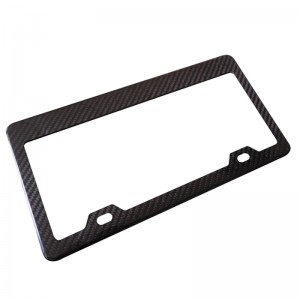 carbon fiber license plate frame factory supply