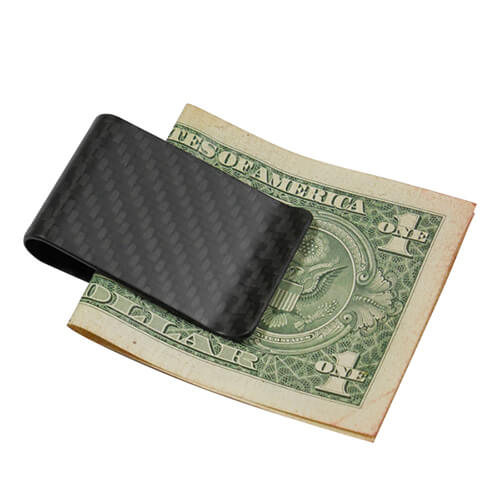 How to use carbon fiber money clip?