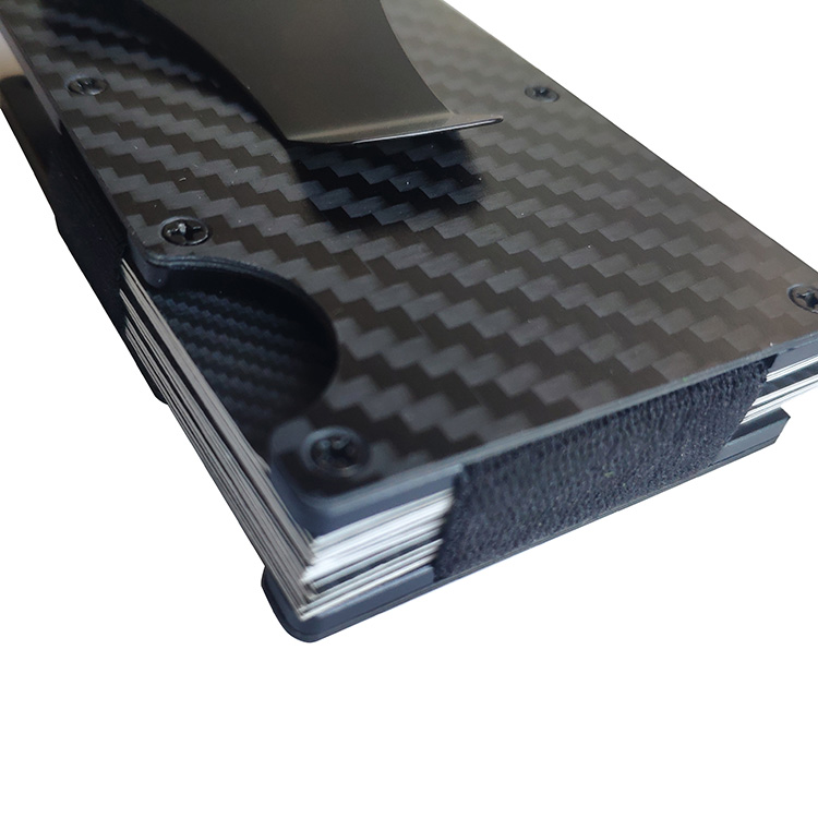 High quality Light weight 100% 3k carbon fiber credit card holder Featured Image