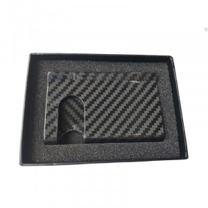 Business card holder wallet carbon fiber