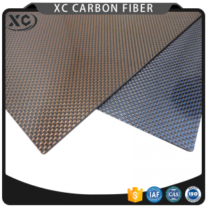 carbon fiber plate with color silk