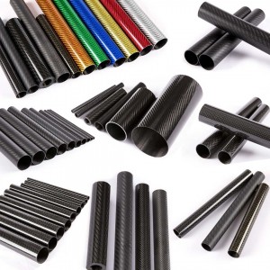 Customized carbon fiber tubes 6-50mm