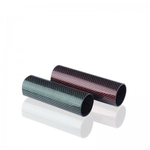 Color carbon fiber tube