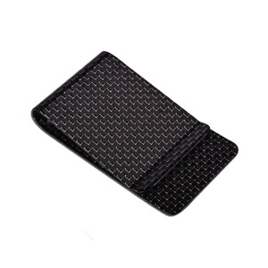 Best quality Unidirectional Carbon Fabric - Carbon Fiber Money Clip With Silver Silk – XieChuang