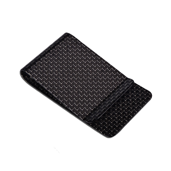 Quality Inspection for Carbon Fiber Square Tube - Carbon Fiber Money Clip With Silver Silk – XieChuang
