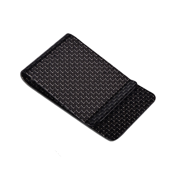 Bottom price Carbon Fiber Cigar Boxes - Carbon Fiber Money Clip With Silver Silk – XieChuang