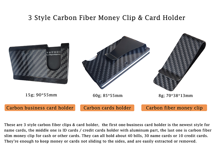 Which do you think is the best carbon fiber money clips & cards holder?